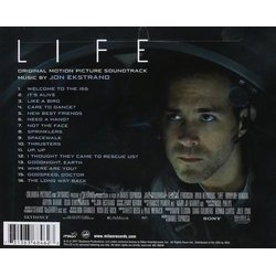 Life サウンドトラック (Jon Ekstrand) - CD裏表紙