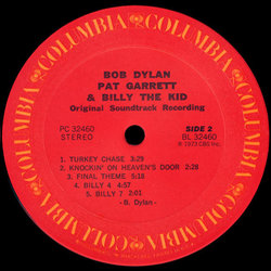 Pat Garrett & Billy the Kid Ścieżka dźwiękowa (Bob Dylan) - wkład CD
