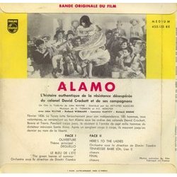 Alamo Trilha sonora (Dimitri Tiomkin) - CD capa traseira