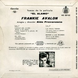 El Alamo Trilha sonora (Dimitri Tiomkin) - CD capa traseira
