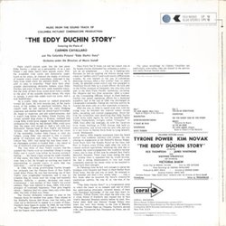The Eddy Duchin Story Trilha sonora (George Duning) - CD capa traseira