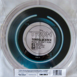 Tron Legacy Translucence サウンドトラック (Thomas Bangalter, Guy-Manuel De Homem-Christo, Daft Punk) - CDインレイ