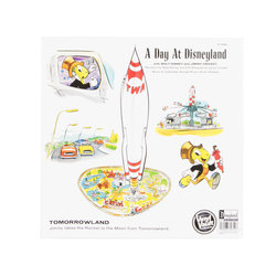 A Day At Disneyland Ścieżka dźwiękowa (Various Artists) - Tylna strona okladki plyty CD