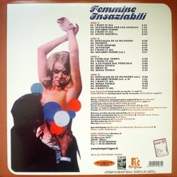Femmine insaziabili Soundtrack (Bruno Nicolai) - CD Back cover