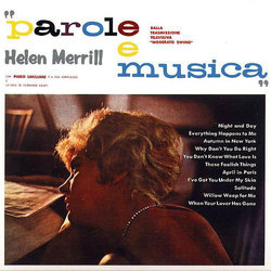 Parole E Musica Ścieżka dźwiękowa (Helen Merrill, Piero Umiliani) - Okładka CD