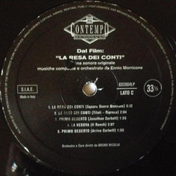 La Resa dei conti サウンドトラック (Ennio Morricone) - CDインレイ