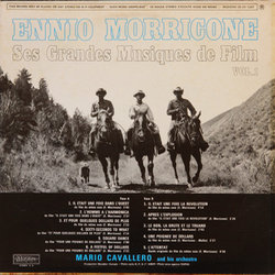 Ses Grandes Musiques de Film Vol.1 Soundtrack (Mario Cavallero And His Orchestra, Ennio Morricone) - CD Back cover