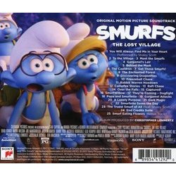 Smurfs: The Lost Village Soundtrack (Christopher Lennertz) - CD Back cover