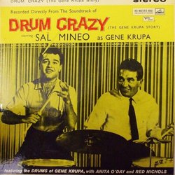 Drum Crazy Soundtrack (Gene Krupa, Red Nichols, Anita O'Day, Leith Stevens) - CD cover