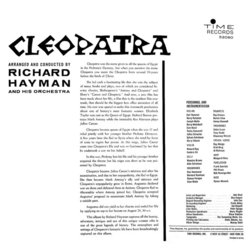 The Music Of Cleopatra Soundtrack (M. E. Daly, Richard Hayman) - CD Back cover