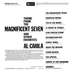 The Magnificent Seven Colonna sonora (Various Artists, Al Caiola) - Copertina posteriore CD