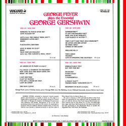 George Feyer Plays The Essential George Gershwin Trilha sonora (George Feyer, George Gershwin) - CD capa traseira