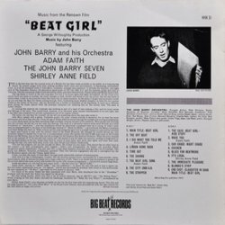 Beat Girl Soundtrack (John Barry) - CD Back cover