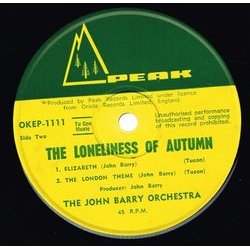 The Loneliness Of Autumn Soundtrack (John Barry, Pino Calvi) - cd-inlay