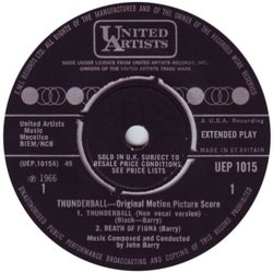Thunderball Trilha sonora (John Barry) - CD-inlay