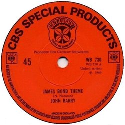 James Bond Theme / Love Is Blue Trilha sonora (John Barry, Ray Conniff, Monty Norman, Cour Popp Blackburn) - CD-inlay