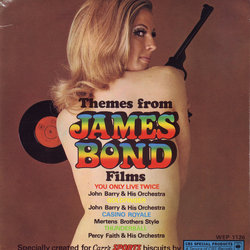 Themes from James Bond films サウンドトラック (Burt Bacharach, John Barry, Leslie Bricusse, Anthony Newley) - CDカバー