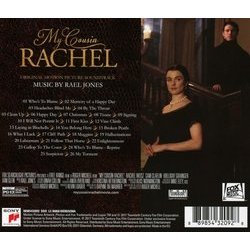 My Cousin Rachel Soundtrack (Rael Jones) - CD Back cover