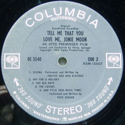 Tell Me That You Love Me, Junie Moon サウンドトラック (Various Artists, Philip Springer) - CDインレイ