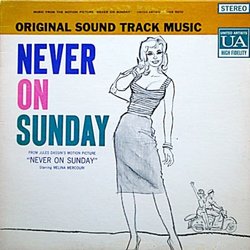 Never On Sunday サウンドトラック (Manos Hatzidakis) - CDカバー