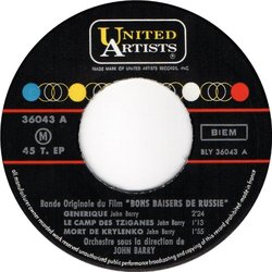Bons Baisers De Russie Soundtrack (John Barry) - cd-inlay