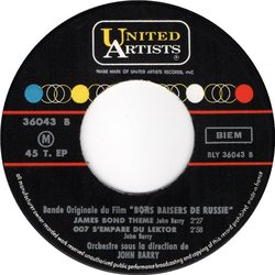 Bons Baisers De Russie Soundtrack (John Barry) - cd-inlay