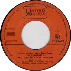 Goldfinger Soundtrack (John Barry) - cd-inlay