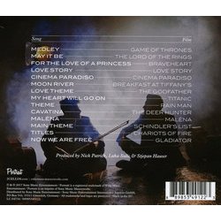 Score - 2Cellos Soundtrack (2cellos , Various Artists, Stjepan Hauser, Luka Sulic) - CD Back cover