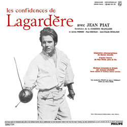 Les Confidences De Lagardre Soundtrack (Jacques Loussier, Jean Piat) - CD Back cover