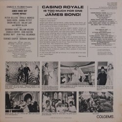 Casino Royale Soundtrack (Burt Bacharach) - CD Back cover