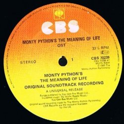 The Meaning of Life Trilha sonora (John Du Prez) - CD-inlay