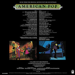 American Pop Ścieżka dźwiękowa (Various Artists, Lee Holdridge) - Tylna strona okladki plyty CD
