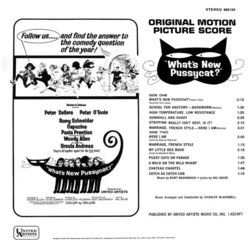 What's New Pussycat? Ścieżka dźwiękowa (Burt Bacharach) - Tylna strona okladki plyty CD