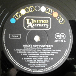 What's New Pussycat? Ścieżka dźwiękowa (Burt Bacharach) - wkład CD