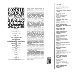 Country & Western Golden Hits Soundtrack (Various Artists, Connie Francis) - CD Achterzijde
