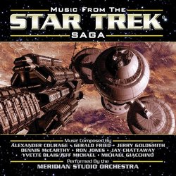 Music From The Star Trek Saga Soundtrack (Various Artists) - CD cover
