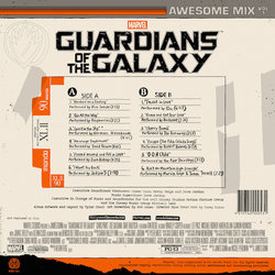 Guardians Of The Galaxy サウンドトラック (Various Artists) - CD裏表紙