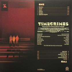 Timecrimes サウンドトラック (Eugenio Mira, Chucky Namanera) - CD裏表紙