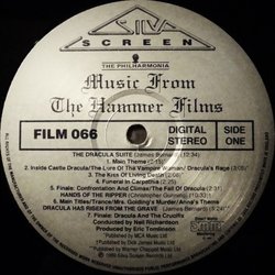 Music from the Hammer Films Trilha sonora (James Bernard, Christopher Gunning, David Whitaker) - CD-inlay