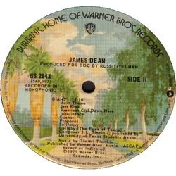 James Dean Bande Originale (Leonard Rosenman, Dimitri Tiomkin) - cd-inlay