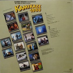 Kamikaze 1989 Soundtrack (Edgar Froese) - CD Back cover