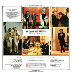 La Cage aux Folles Trilha sonora (Ennio Morricone) - CD capa traseira