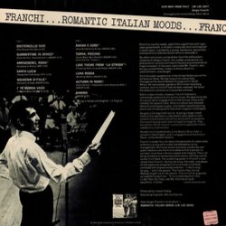 Our Man From Italy サウンドトラック (Various Artists, Sergio Franchi) - CD裏表紙
