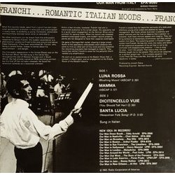 Our Man From Italy Soundtrack (Various Artists, Sergio Franchi) - CD Back cover