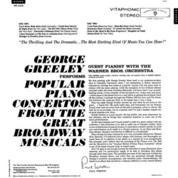 Popular Piano Concertos From The Great Broadway Musicals 声带 (Various Artists, George Greeley) - CD后盖