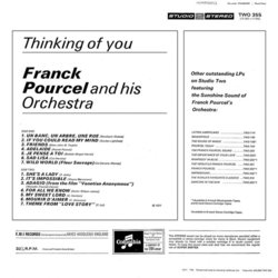 Thinking Of You Soundtrack (Various Artists, Franck Pourcel) - CD Back cover