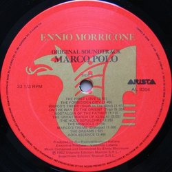 Marco Polo サウンドトラック (Ennio Morricone) - CDインレイ