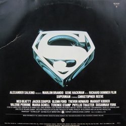 Superman: The Movie Ścieżka dźwiękowa (John Williams) - Tylna strona okladki plyty CD