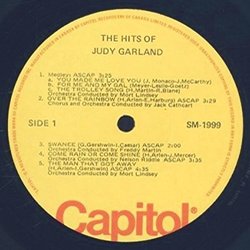 The Hits Of Judy Garland Soundtrack (Various Artists, Judy Garland) - cd-inlay