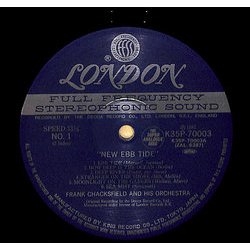 The New Ebb Tide サウンドトラック (Various Artists, Frank Chacksfield) - CDインレイ